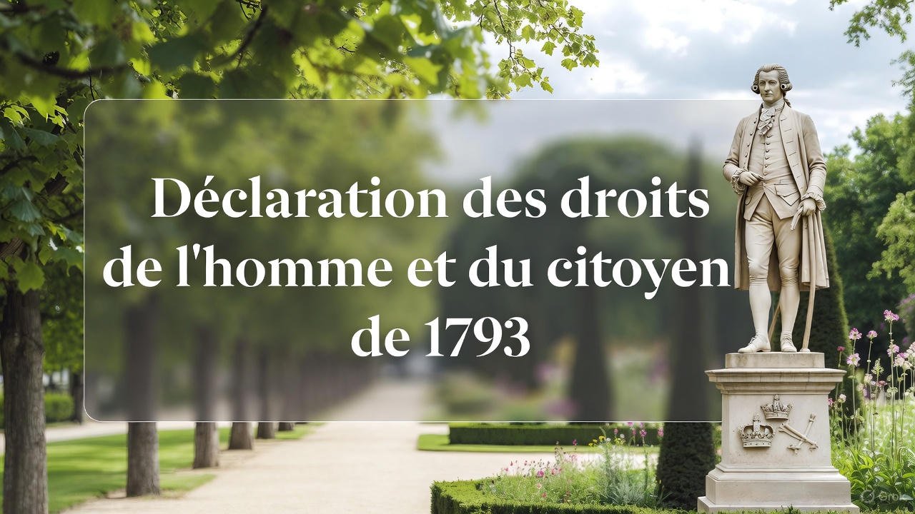 Déclaration des droits de l'homme et du citoyen de 1793